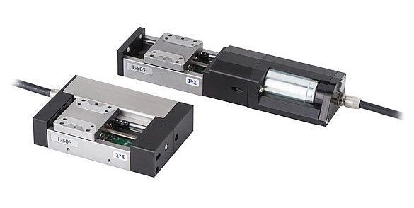 L-505 compact linear stage with folded drivetrain (left)