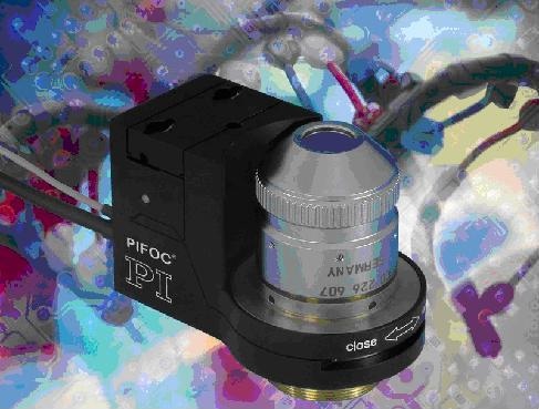 Piezoelectric High-Speed Microscope Objective Nanofocusing Device (Z-Motor) provides millisecond responsiveness nanometer resolution, essential for DNA research.