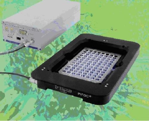 Piezoelectric Well Plate Scanner. These are used for fast autofocus in drug discovery.