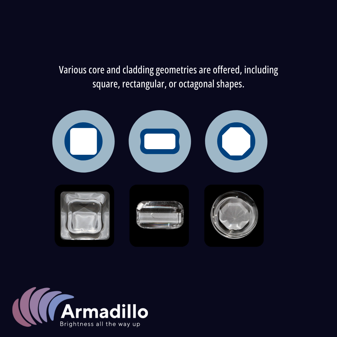 ArmD™ NCC UV/WF Silica Non Circular Core Fiber
