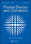 Plasma Devices and Operations: Taylor & Francis Publishing