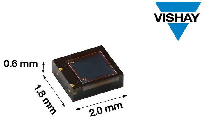 The optoelectronics portfolio of Vishay Intertechnology, Inc. was expanded with the launch of a new high-speed silicon PIN photodiode that has improved visible light sensitivity.