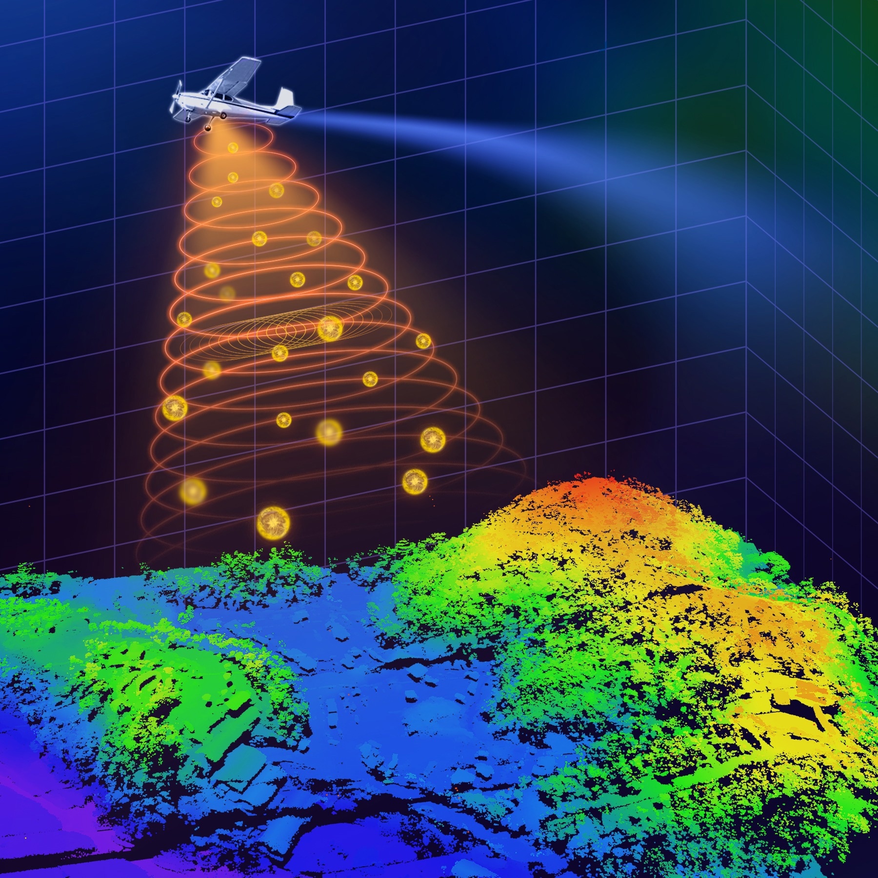 A new compact and lightweight single-photon airborne lidar system could make single-photon lidar practical for air and space applications such as 3D terrain mapping.