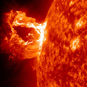 Extreme Ultraviolet Imaging Spectrometer Data on Solar Tsunami Used to Estimate Sun's Magnetic Field