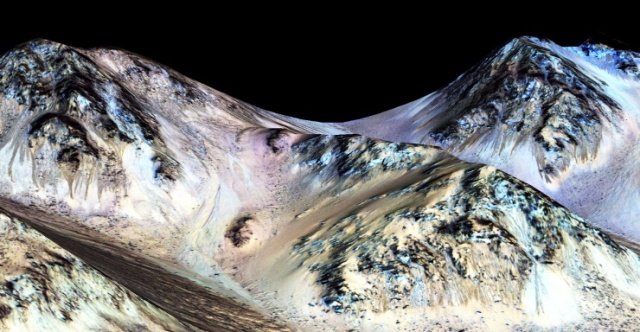 MRO HiRISE Returns Spectral Signatures of Hydrated Salts on Mars