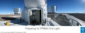 First Light for the PRIMA Instrument
