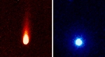 Spitzer's Infrared Array Camera Captures Images of Carbon Dioxide Fizzing Away From Soda-Pop Comet