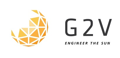 G2V Optics logo.